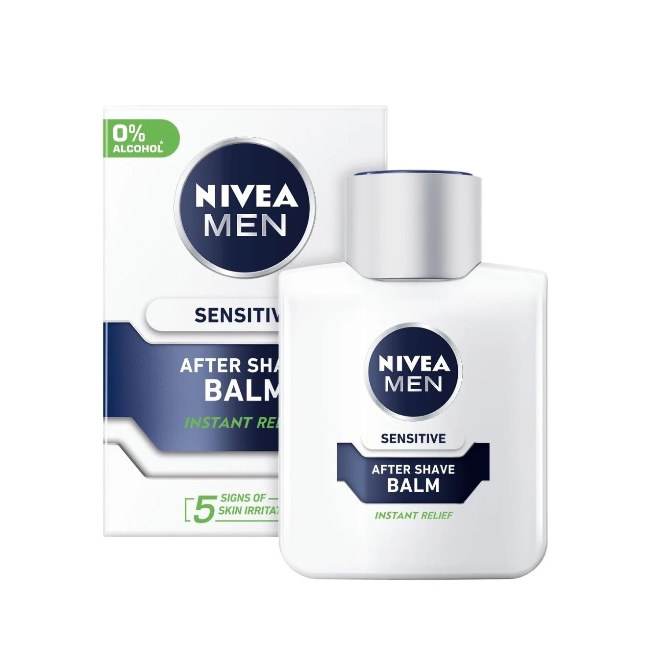 NIVEA-FOR-MEN-Sensitive-Post-Shave-Balm-100ml افتر شیو بالم نیوآ پوست حساس 100 میل مدل SENSETIVE - Image 1