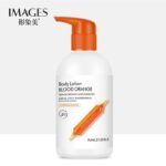 لوسیون بدن پرتقال خونی ایمیجز، پمپی، 250 میلی، مرطوب کننده و آبرسان و خاصیت روشن کنندگی